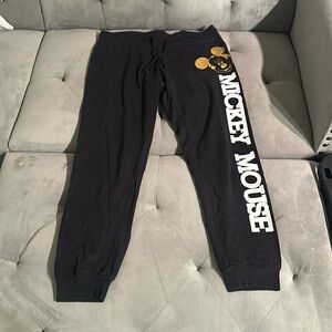 Black Disney sweat pants